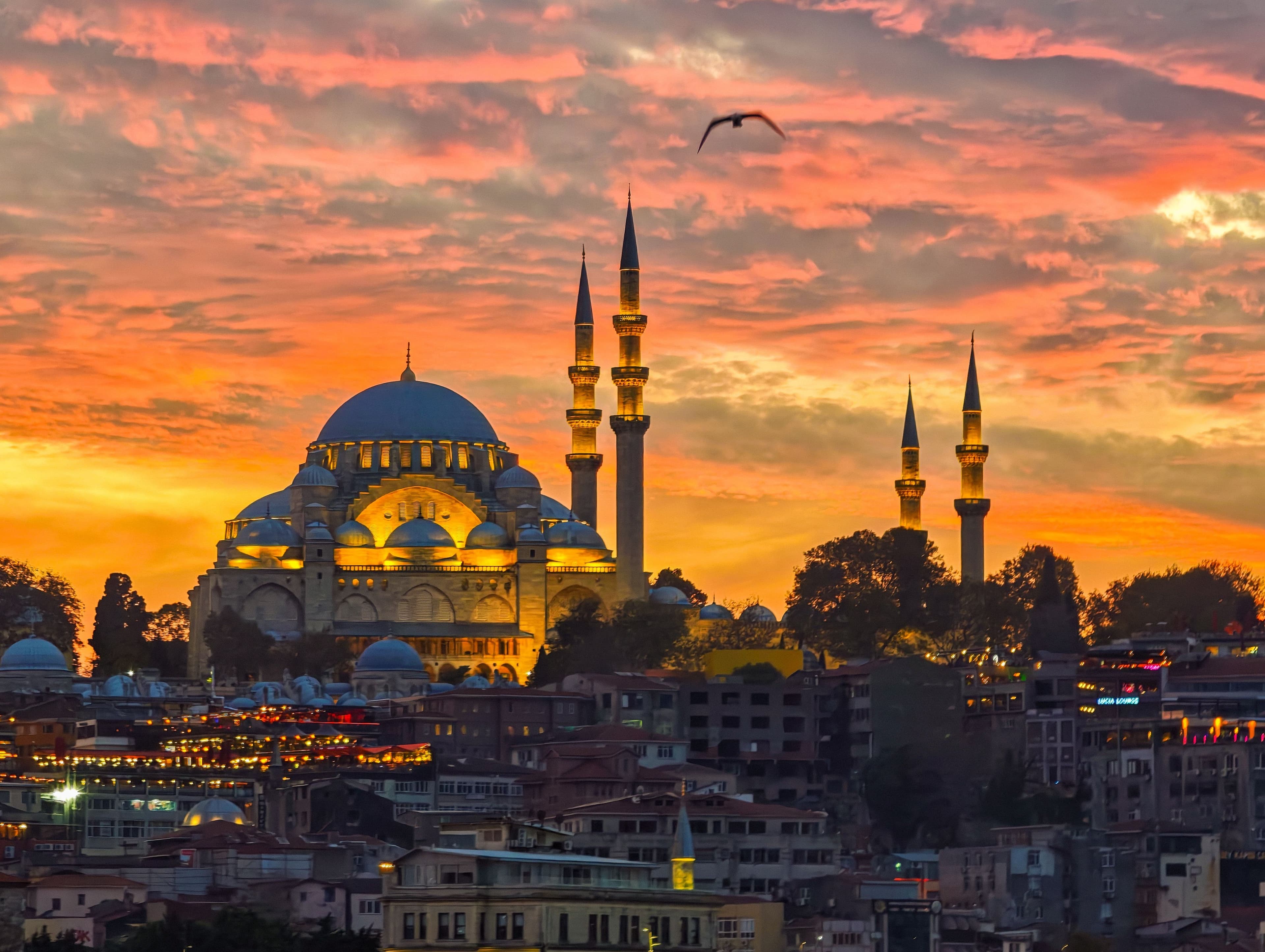 Istanbul skyline representing stablecoin-funded card spending in Turkey