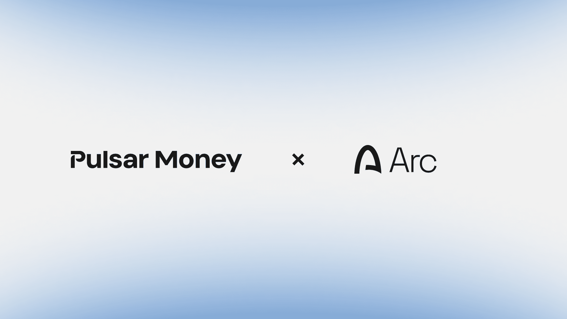 Pulsar Money and Arc partnership announcement banner